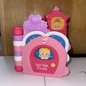 Fisher Price Sweet Dreams Night Night Princess, My First Talking Book-Works!